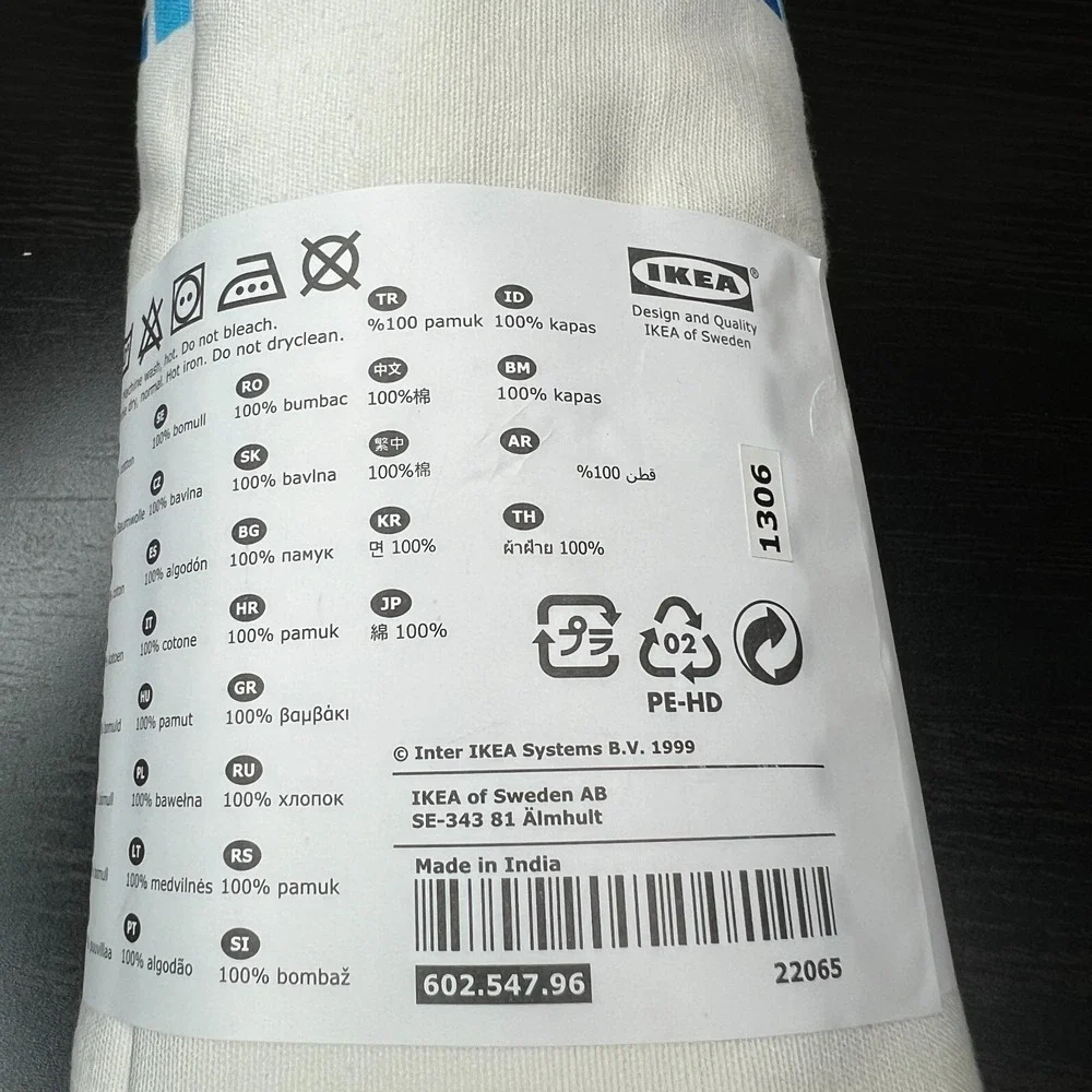 IKEA Praktaralia Blue White 18